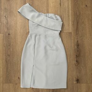 NWOT HAODUOYI Asymmetrical Dress Light Blue Mini Skirt Women’s Small